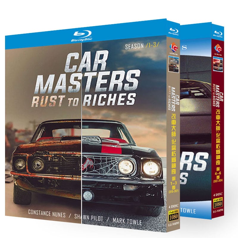 日本語字幕「カー・マスターズ ～スクラップがお宝に変わるまで～」シリーズ4-6ブルーレイ4枚組[Blu-ray-BOX]高画質海外盤正規品-華流グッズストア