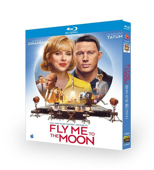 日本語字幕映画「フライ・ミー・トゥ・ザ・ムーン」ブルーレイ1枚組[Blu-ray-BOX]高画質海外盤正規品-華流グッズストア