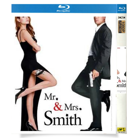 映画「Mr.&Mrs. スミス」 日本語字幕ブルーレイ[Blu-ray-BOX] ブラッド･ピット アンジェリーナ･ジョリー-華流グッズストア