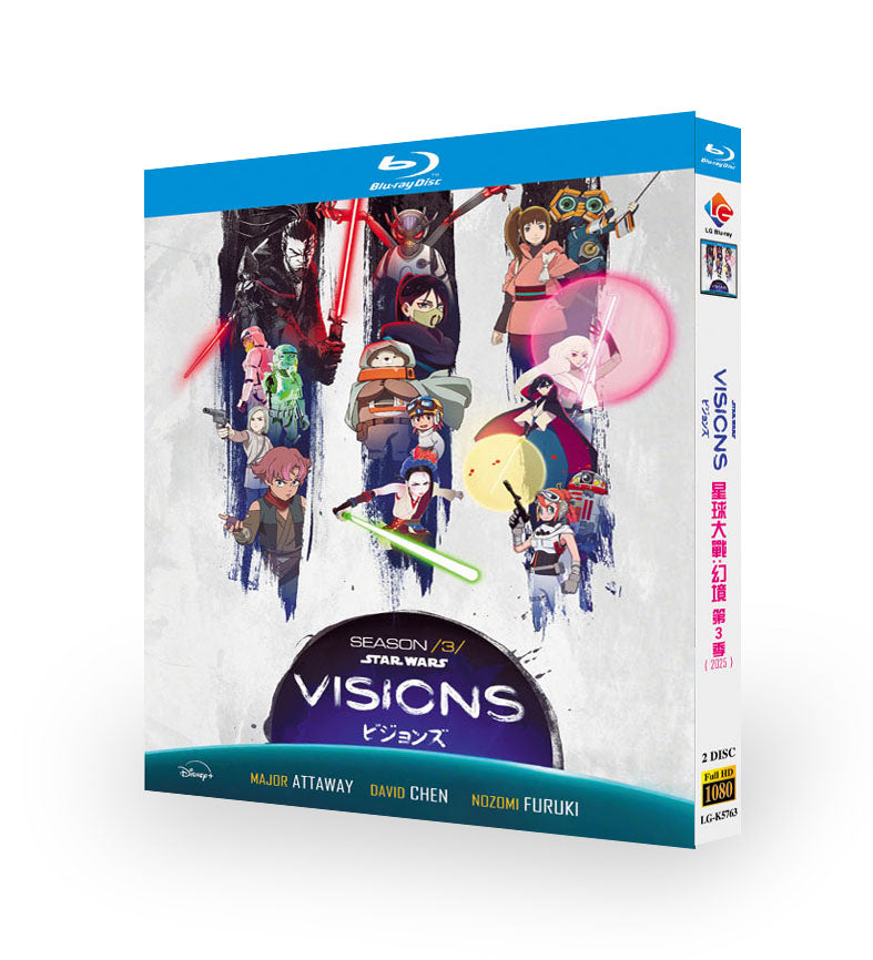 アニメ「スター・ウォーズ・ビジョンズ シーズン3」 日本語字幕ブルーレイ[Blu-ray-BOX] 2枚組-華流グッズストア