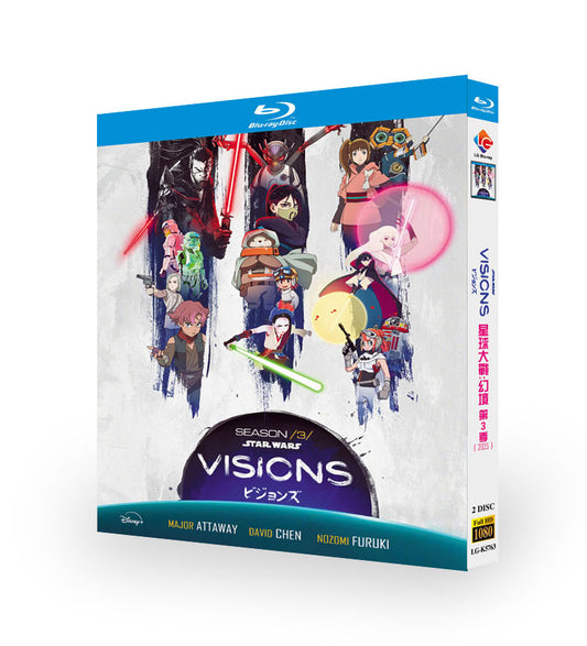アニメ「スター・ウォーズ・ビジョンズ シーズン3」 日本語字幕ブルーレイ[Blu-ray-BOX] 2枚組-華流グッズストア