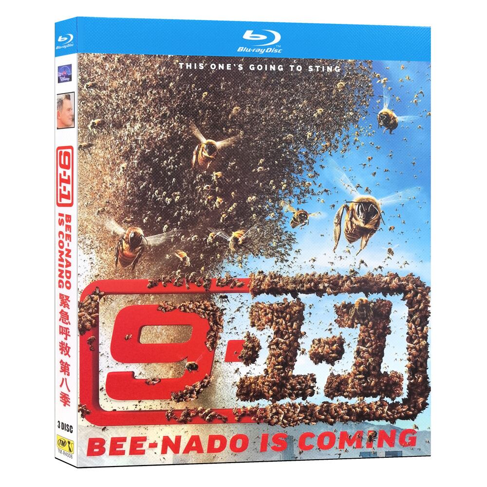海外ドラマ日本語字幕「 9-1-1：LA救命最前線 シーズン8/9-1-1 Season 8 (2024)」ブルーレイ3枚組[Blu-ray-BOX]-華流グッズストア