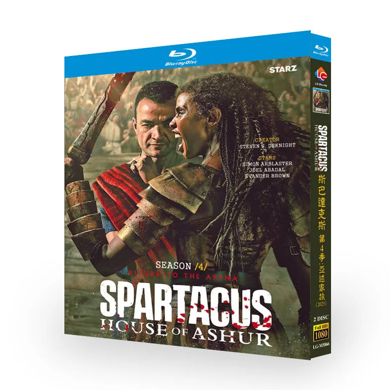 海外ドラマ「スパルタカス: アシュールの家」 ブルーレイ[Blu-ray-BOX] 2-DISC ニック・タラベ グラハム・マクタヴィッシュ-華流グッズストア