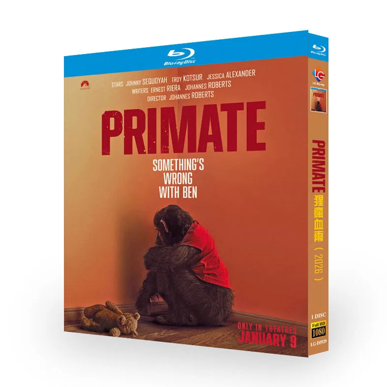 映画「Primate (2025)」 ブルーレイ[Blu-ray-BOX] 1-DISC ジョニー・スコイア トロイ・コッツァー-華流グッズストア
