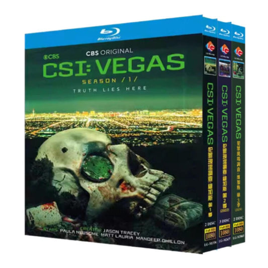 「CSI：ベガス」シリーズ3ブルーレイ２枚組[Blu-ray-BOX]高画質海外盤正規品-華流グッズストア