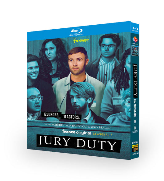 海外ドラマ「ジュリー・デューティ ～17日間の陪審員体験」 日本語字幕ブルーレイ[Blu-ray-BOX] 2-DISC ジェームズ・マースデン Alan Barinholtz
