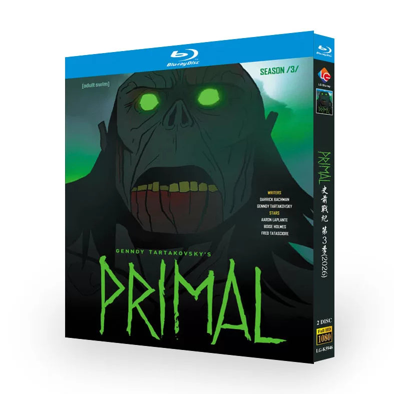 アニメ「Primalシーズン 3」 日本語字幕ブルーレイ[Blu-ray-BOX] 2-DISC アーロン・ラプランテ ラエティティア・イドゥ-華流グッズストア