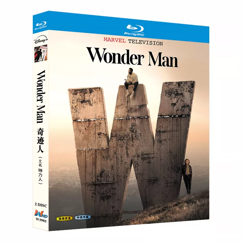 海外ドラマ「ワンダーマン」 日本語字幕ブルーレイ[Blu-ray-BOX] 2-DISC ヤヒヤ・アブドゥル＝マティーン二世 ベン・キングズレー