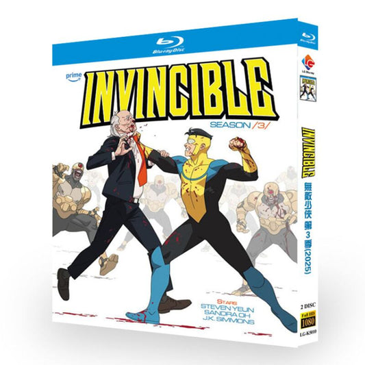 海外ドラマ日本語字幕「インビンシブル-～無敵のヒーロー～シーズン-3」ブルーレイ２枚組blu-ray-box高画質海外盤正規品-華流グッズストア