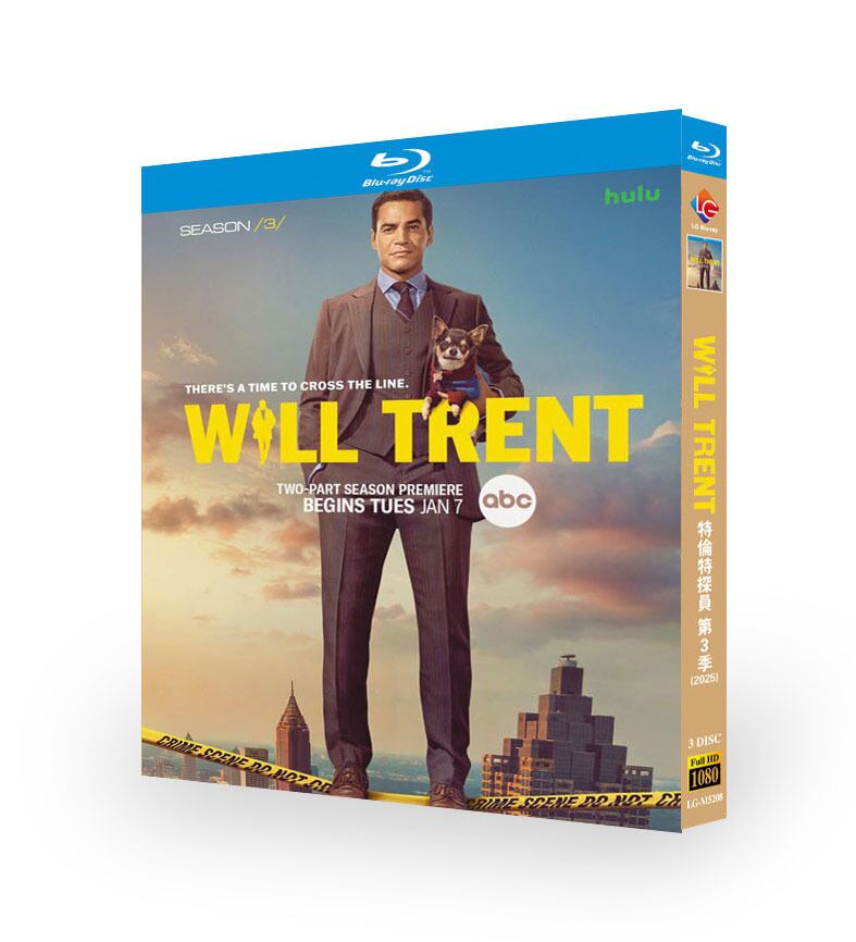 海外ドラマ「ウィル・トレント、シーズン3/Will Trent Season 3 (2025)」ブルーレイ3枚組[Blu-ray-BOX]-華流グッズストア