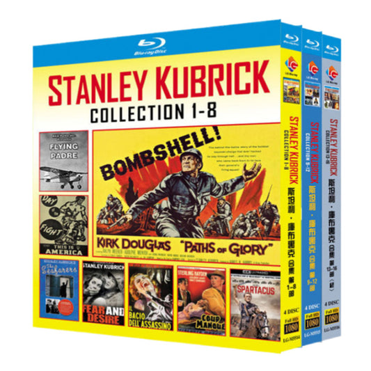 映画「監督スタンリー・キューブリック作品集 1951-1960」 日本語字幕ブルーレイ[Blu-ray-BOX] 4-DISC-DISC ジェイミー・スミス フランク・シルヴェラ-華流グッズストア