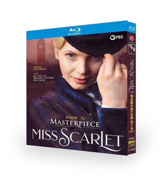 海外ドラマ「探偵ミス・スカーレット」シリーズ5ブルーレイ2枚組[Blu-ray-BOX]-華流グッズストア