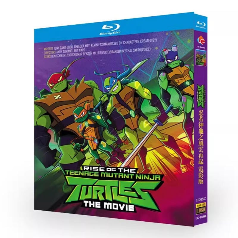日本語字幕「ライズ・オブ・ミュータント・タートルズ：the-movie-」ブルーレイ1枚組blu-ray-box高画質海外盤正規品-華流グッズストア