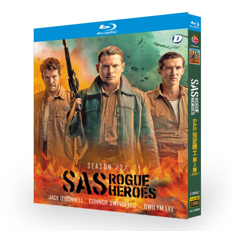 ドラマ「SAS ローグ ヒーローズシーズン 2」ブルーレイ2枚組[Blu-ray-BOX]高画質海外盤正規品-華流グッズストア