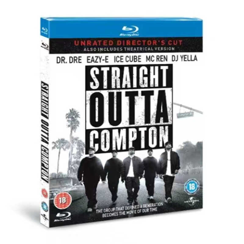映画「ストレイト・アウタ・コンプトン」ブルーレイ1枚組[Blu-ray-BOX]高画質海外盤正規品-華流グッズストア
