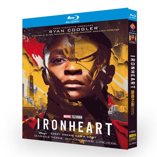 海外ドラマ日本語字幕「アイアンハート/Ironheart (2025) 」ブルーレイ2枚組[Blu-ray-BOX]-華流グッズストア