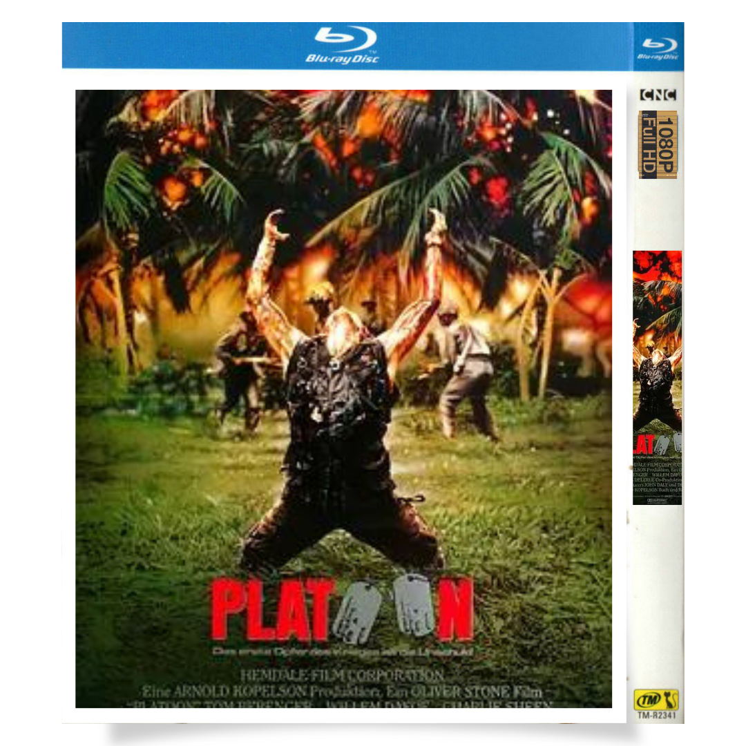 映画「プラトーン」 日本語字幕ブルーレイ[Blu-ray-BOX] ウィレム･ダフォー チャーリー･シーン-華流グッズストア