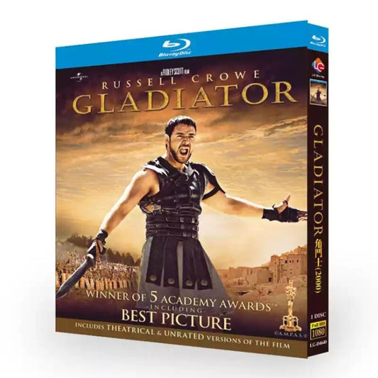 映画日本語字幕「グラディエーター 」ブルーレイ１枚組[Blu-ray-BOX]高画質海外盤正規品-華流グッズストア