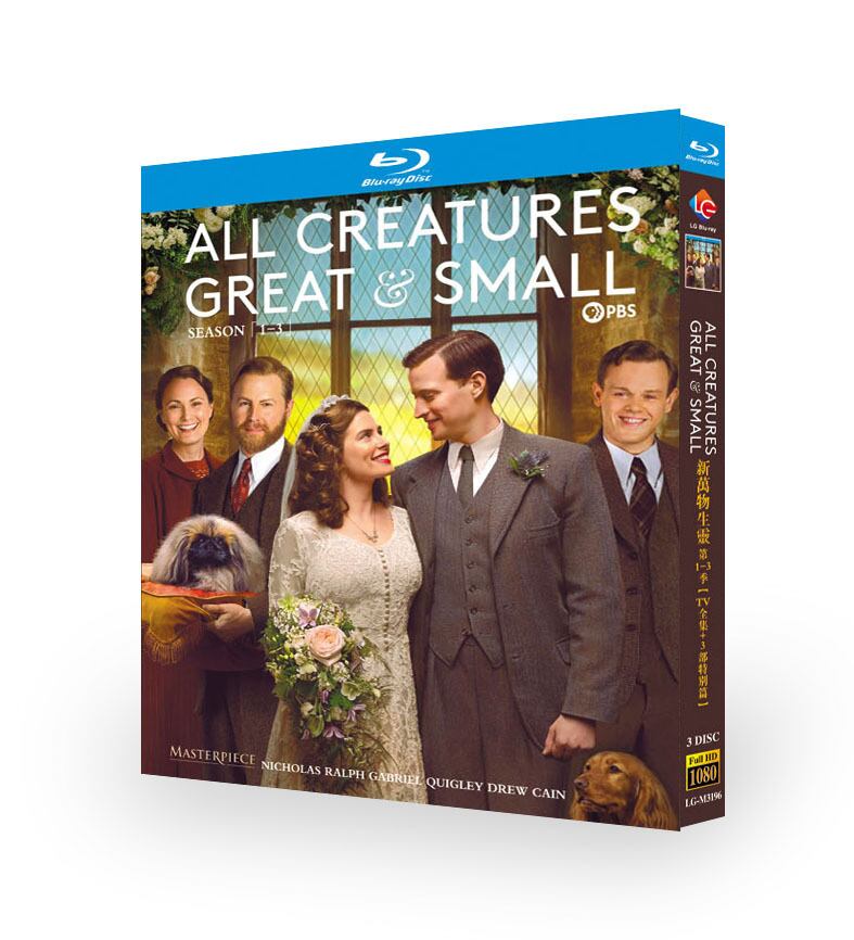 映画「All Creatures Great & Smallシーズン 1-3」ブルーレイ3枚組[Blu-ray-BOX]高画質正規品-華流グッズストア
