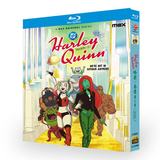 アニメ「ハーレイ・クインシーズン 5」ブルーレイ2枚組[Blu-ray-BOX]-華流グッズストア