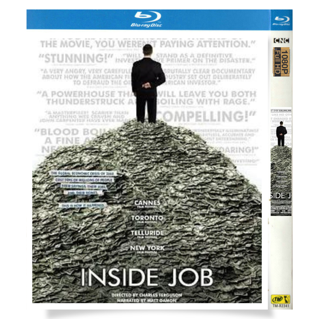 映画「インサイド・ジョブ 世界不況の知られざる真実」 日本語字幕ブルーレイ[Blu-ray-BOX] 1-DISC マット・デイモン ギルフィ・ゾーガ-華流グッズストア