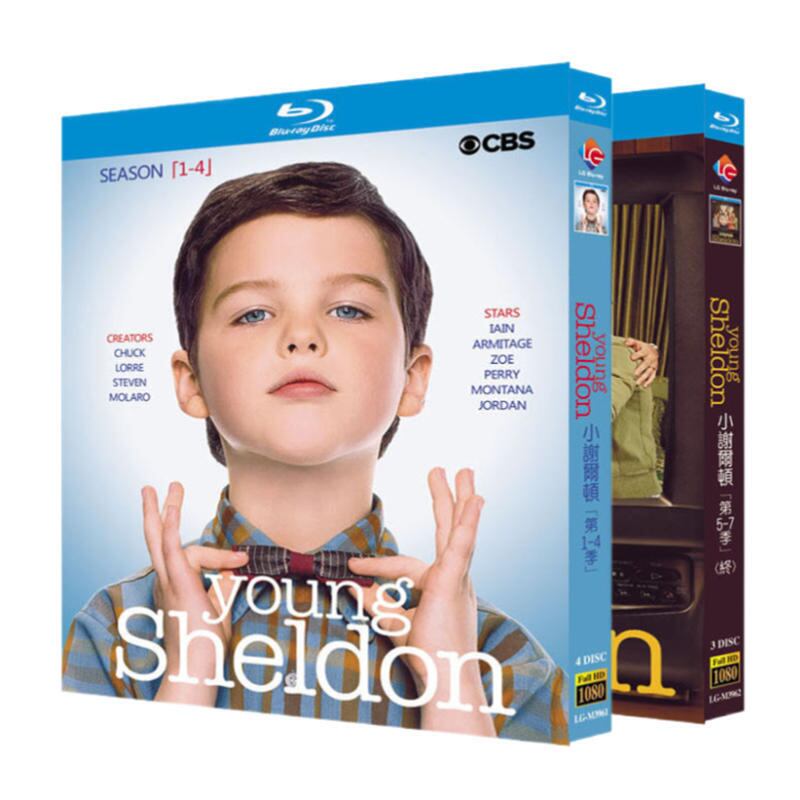 「 ヤング・シェルドン」シリーズ5-7ブルーレイ4枚組[Blu-ray-BOX]高画質海外盤正規品-華流グッズストア