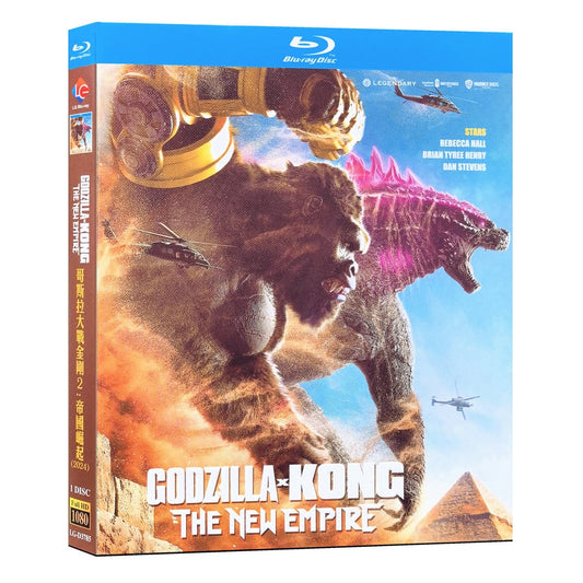 映画「ゴジラxコング 新たなる帝国」ブルーレイ1枚組[Blu-ray-BOX]高画質海外盤正規品-華流グッズストア