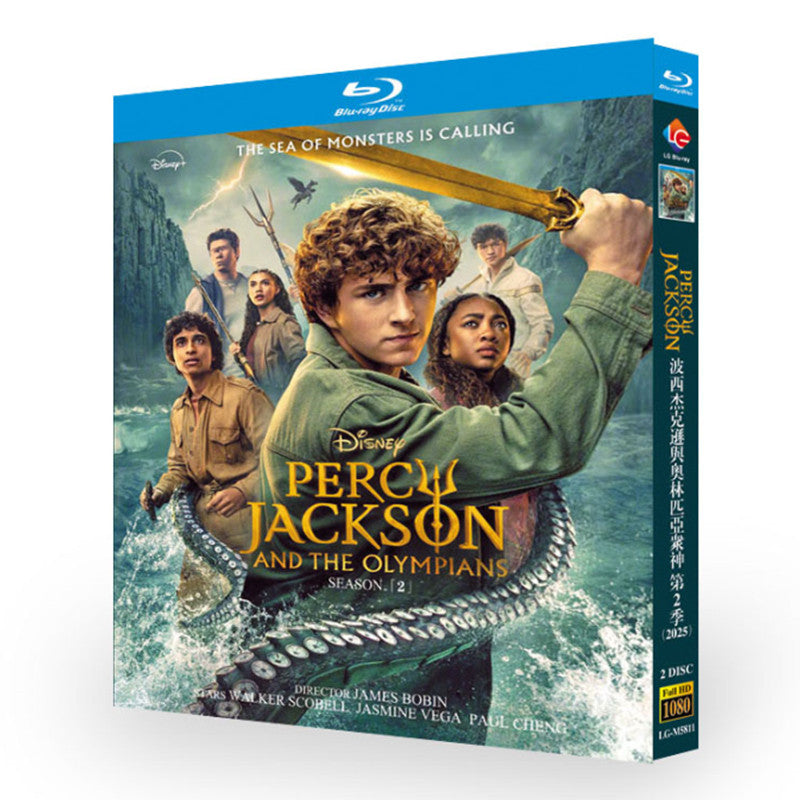 海外ドラマ「パーシー・ジャクソンとオリンポスの神々 シリーズ2」 日本語字幕ブルーレイ[Blu-ray-BOX] 2-DISC-DISC ウォーカー・スコベル リア・ジェフリーズ-華流グッズストア