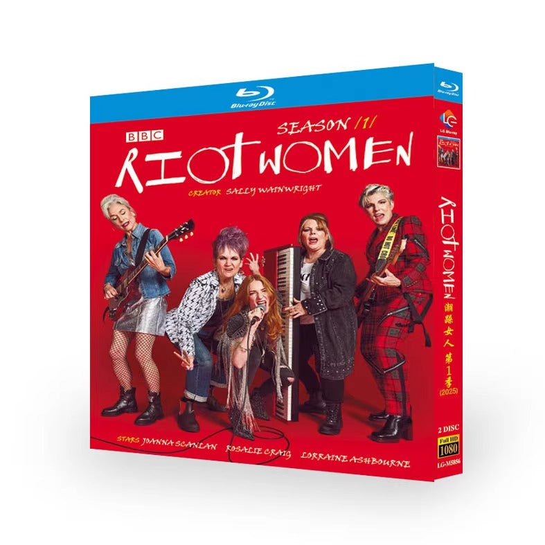海外ドラマ「Riot Women Season 1 (2025)」 ブルーレイ[Blu-ray-BOX] 2-DISC ジョアンナ・スキャンラン ロザリー・クレイグ-華流グッズストア