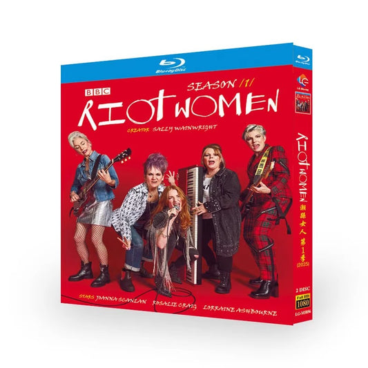 海外ドラマ「Riot Women Season 1 (2025)」 ブルーレイ[Blu-ray-BOX] 2-DISC ジョアンナ・スキャンラン ロザリー・クレイグ-華流グッズストア