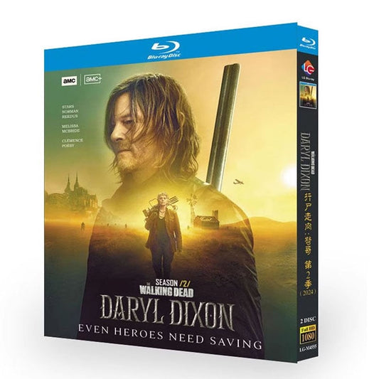 海外ドラマ「ウォーキング・デッド：ダリル・ディクソン」シーズン2ブルーレイ2枚組[Blu-ray-BOX]高画質海外盤正規品-華流グッズストア