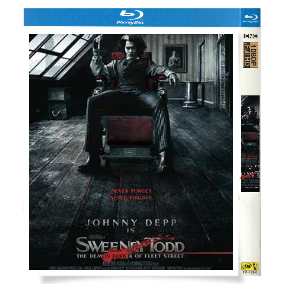 映画「スウィーニー・トッド フリート街の悪魔の理髪師」 日本語字幕ブルーレイ[Blu-ray-BOX] 1-DISC ジョニー・デップ ヘレナ・ボナム＝カーター-華流グッズストア