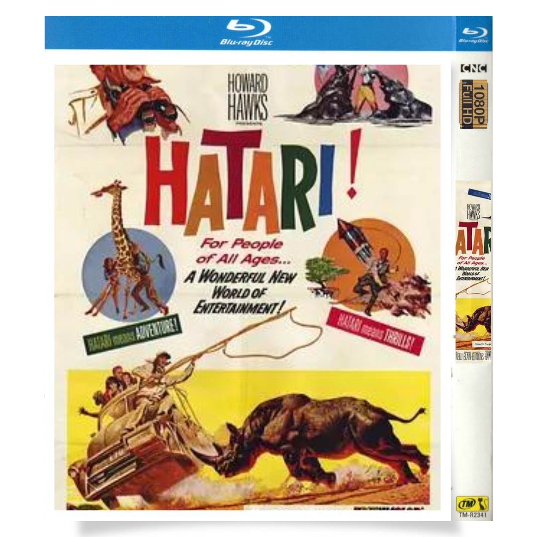 映画「ハタリ!」 日本語字幕ブルーレイ[Blu-ray-BOX] 1-DISC ジョン・ウェイン ハーディ・クリューガー-華流グッズストア