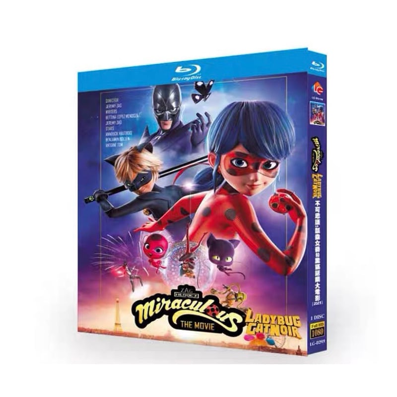 日本語字幕＆吹替 「ミラキュラス レディバグ&シャノワール_ ザ・ムービー」2023ブルーレイ 1枚組[Blu-ray]高画質正規品-華流グッズストア