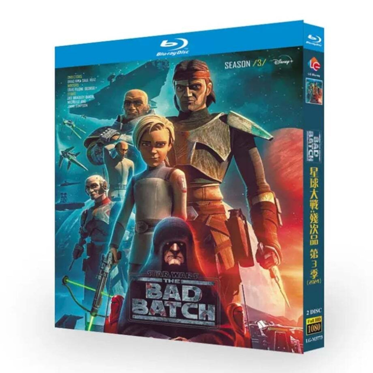 日本語吹替アニメ「スター・ウォーズ：バッド・バッチ シーズン3」 DVD ブルーレイ Blu-ray 高画質 海外正規品アニメ-華流グッズストア