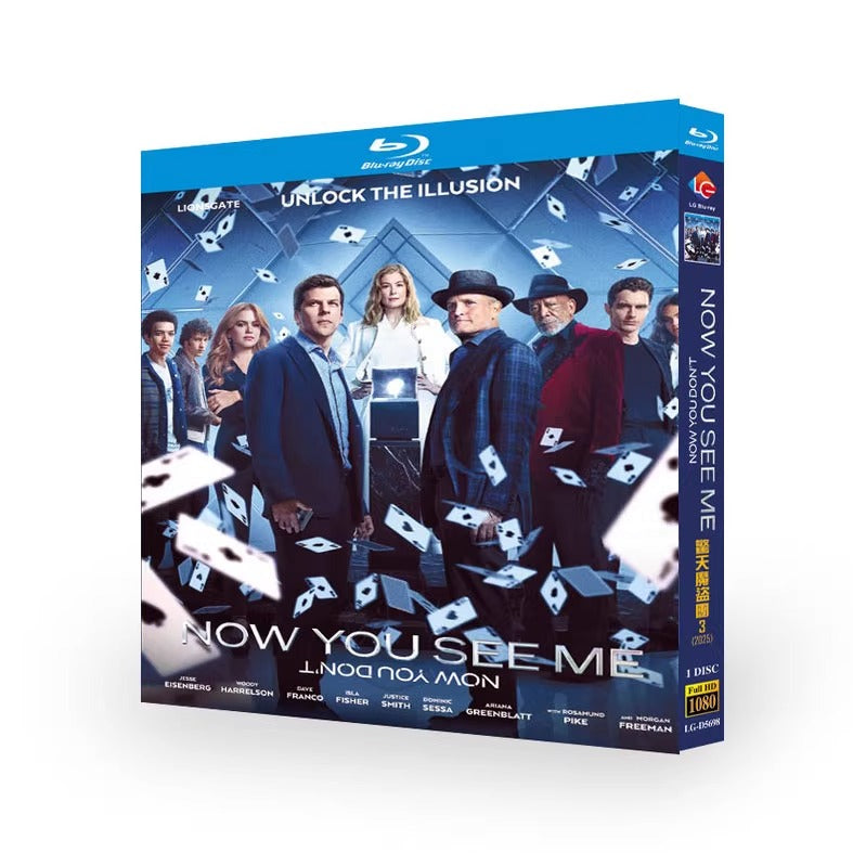 映画「グランド・イリュージョン しシリーズ3」 ブルーレイ[Blu-ray-BOX] 1-DISC ジェシー・アイゼンバーグ ウッディ・ハレルソン-華流グッズストア