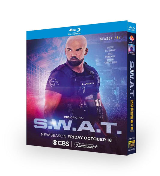 海外ドラマ「S.W.A.T.」シリーズ8ブルーレイ3枚組[Blu-ray-BOX]-華流グッズストア