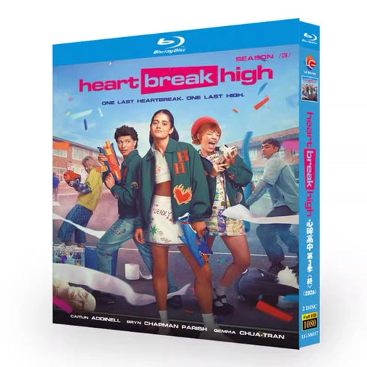 海外ドラマ「ハートブレイク・ハイ シーズン3」 日本語字幕ブルーレイ[Blu-ray-BOX] 2-DISC アエシャ・マードン ジェームズ・マヨス-華流グッズストア