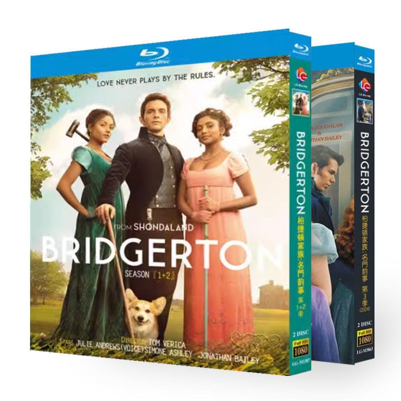 日本語字幕「ブリジャートン家」シリーズ1-2ブルーレイ2枚組[Blu-ray-BOX]高画質海外盤正規品-華流グッズストア