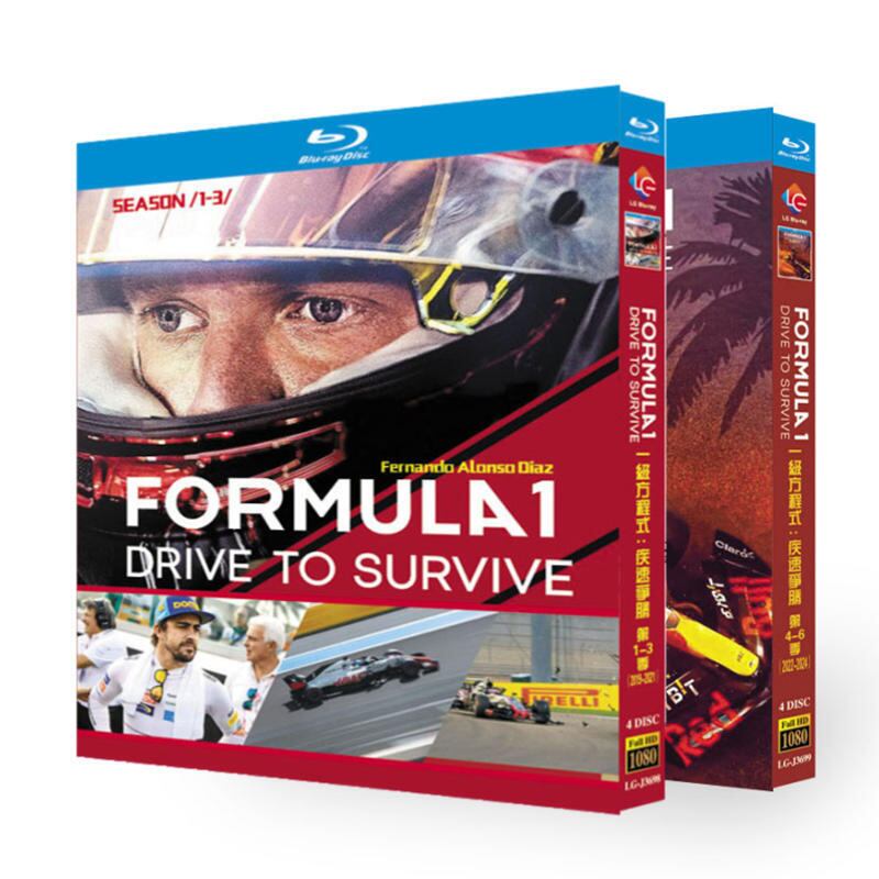 日本語字幕「Formula 1: 栄光のグランプリ」シリーズ4-6ブルーレイ4枚組[Blu-ray-BOX]高画質海外盤正規品-華流グッズストア