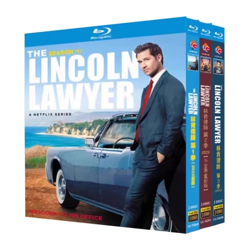 海外ドラマ日本語字幕「リンカーン弁護士」シリーズ3ブルーレイ2枚組blu-ray-box高画質海外盤正規品-華流グッズストア