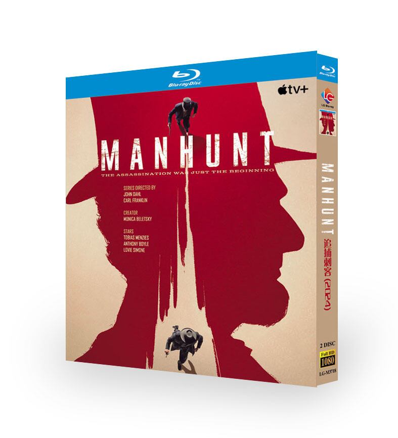 日本語字幕「マンハント ～リンカーン暗殺犯を追え～(2024)」ブルーレイ2枚組[Blu-ray-BOX]高画質海外盤正規品-華流グッズストア