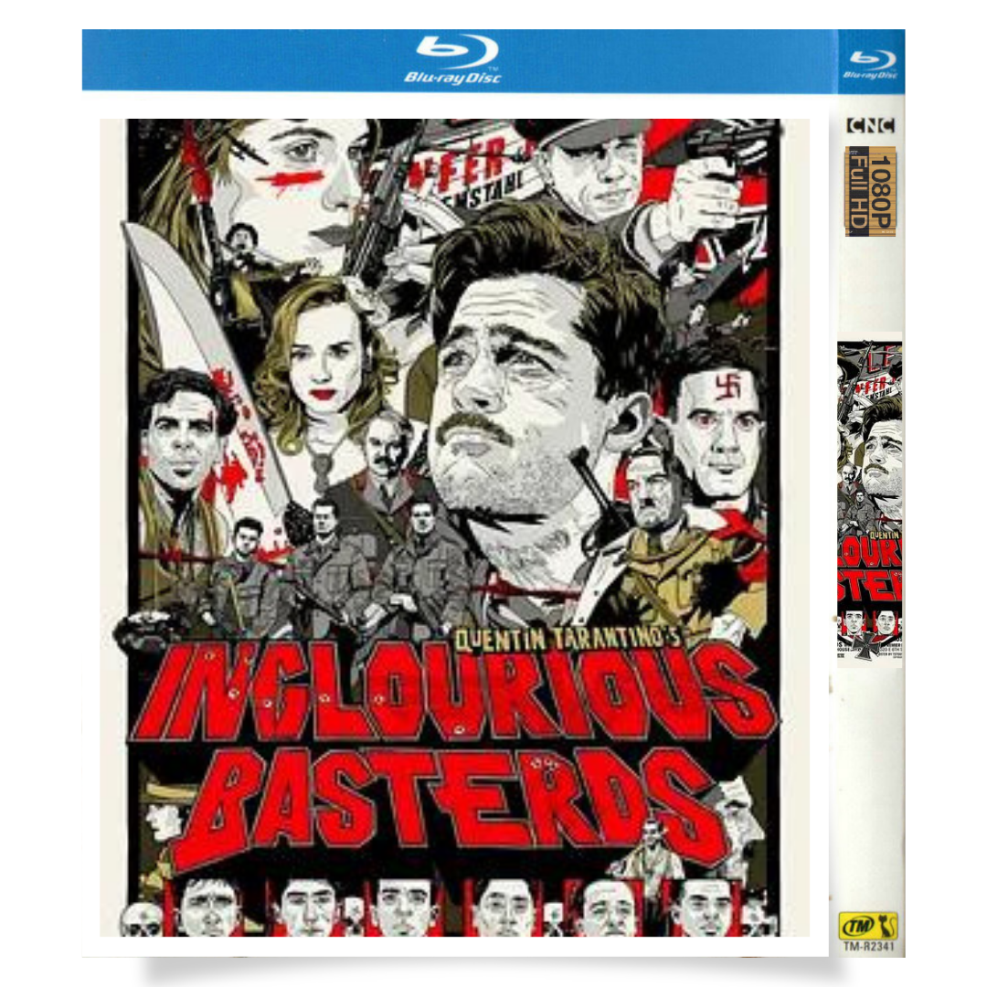 映画「イングロリアス・バスターズ」 日本語字幕ブルーレイ[Blu-ray-BOX] ブラッド・ピット メラニー・ロラン-華流グッズストア