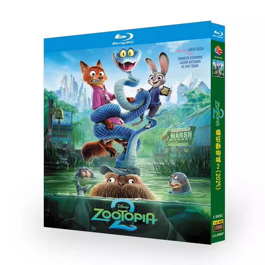 映画「ズートピア2」 ブルーレイ[Blu-ray-BOX] 1-DISC ギニファー・グッドウィン ジェイソン・ベイトマン-華流グッズストア
