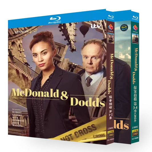「マクドナルド＆ドッズ 窓際刑事ドッズの捜査手帳 シーズン3-4」ブルーレイ2枚組[Blu-ray-BOX]高画質海外盤正規品-華流グッズストア