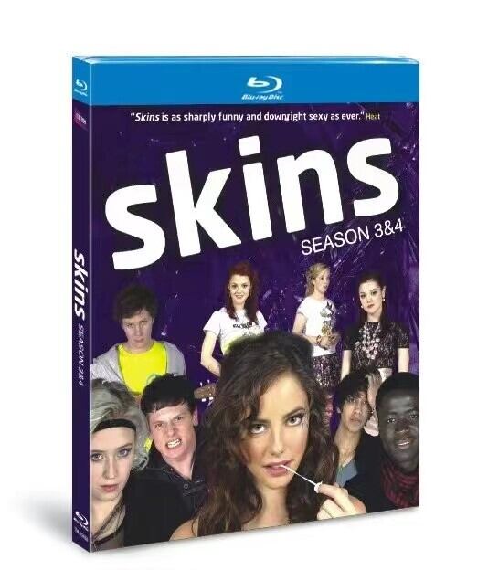 日本語字幕「Skins-スキンズ シーズン3-4」ブルーレイ4枚組[Blu-ray-BOX]高画質海外盤正規品-華流グッズストア
