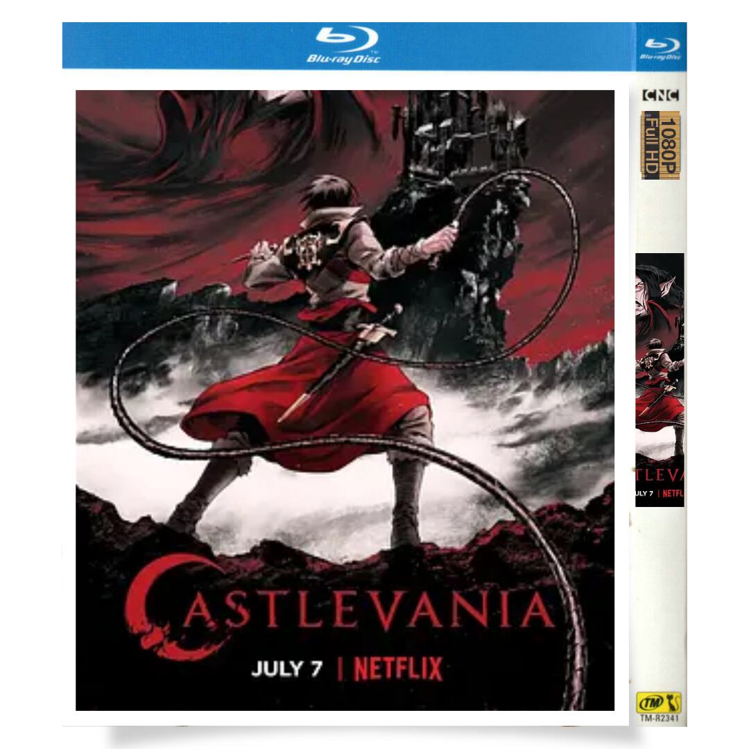 日本語字幕悪魔城ドラキュラ －キャッスルヴァニア－シリーズ1-4ブルーレイ3枚組[Blu-ray-BOX]高画質正規品-華流グッズストア
