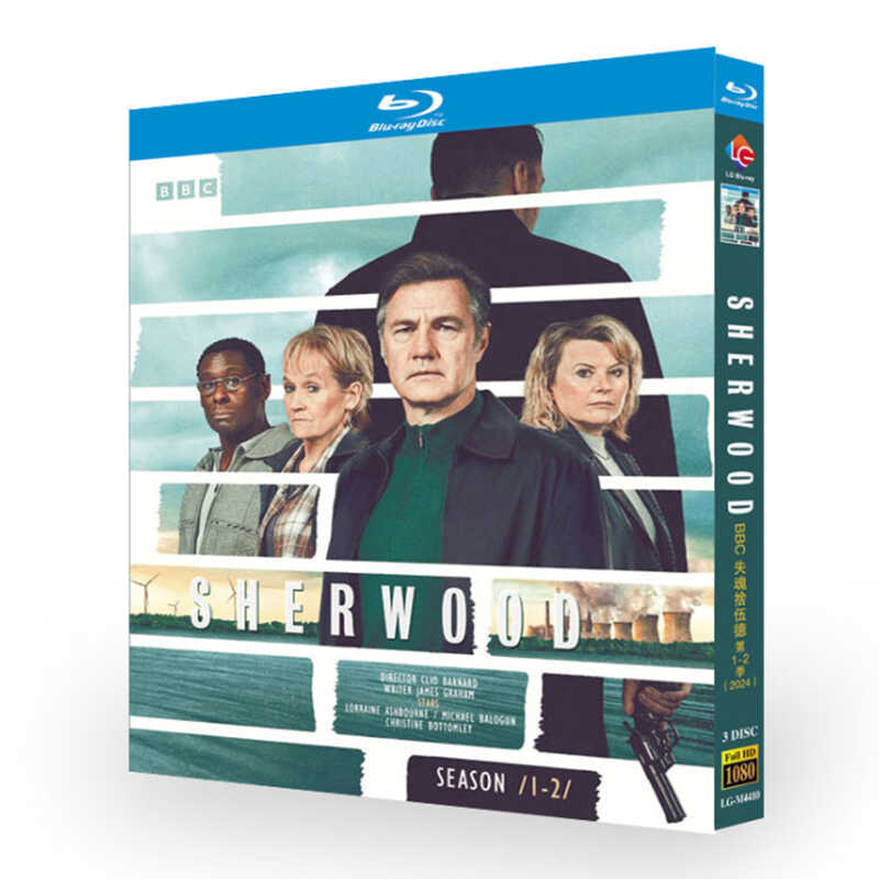 ドラマ「刑事シンクレア シャーウッドの事件」シリーズ2ブルーレイ3枚組[Blu-ray-BOX]高画質海外盤正規品-華流グッズストア