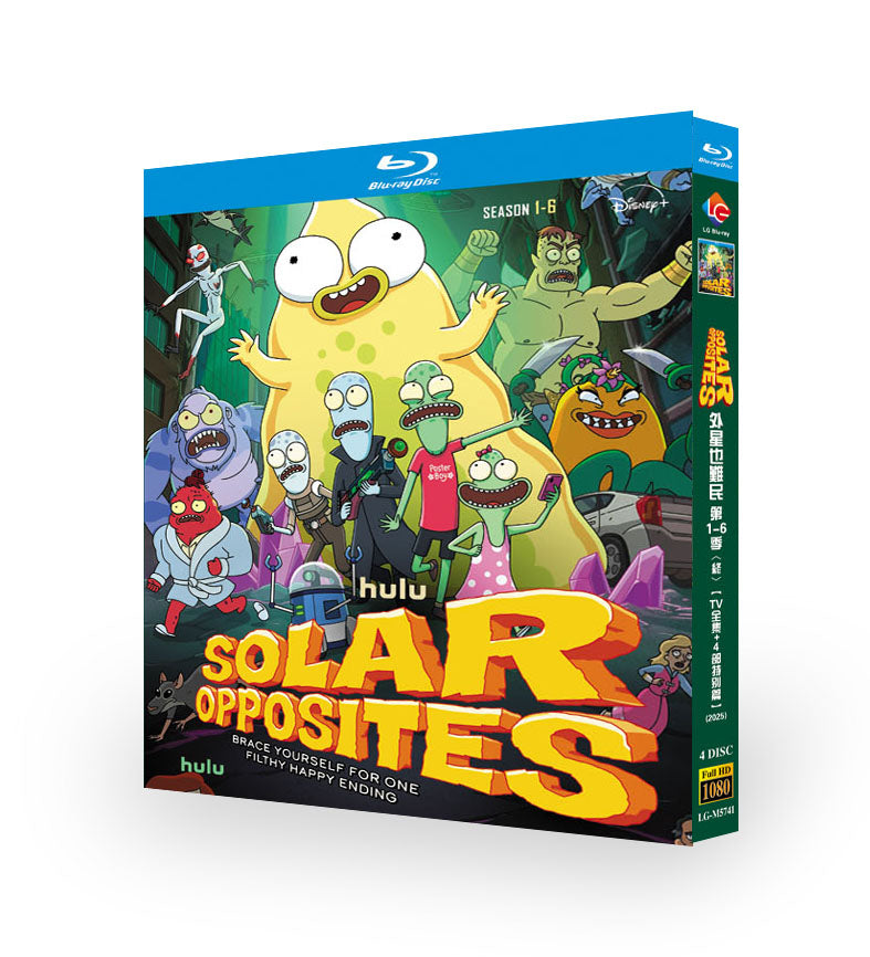アニメ「ソーラー・オポジット シリーズ1-6」 ブルーレイ[Blu-ray-BOX] 4-DISC ジャスティン・ロイランド トーマス・ミドルディッチ-華流グッズストア