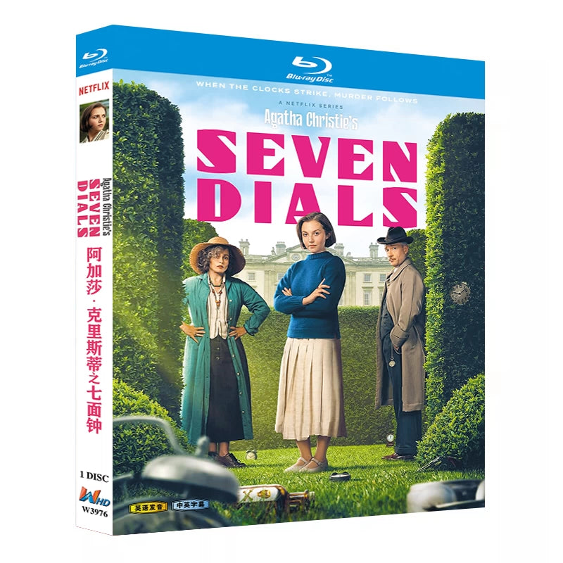映画「アガサ・クリスティのセブンダイヤルズ」 日本語字幕ブルーレイ[Blu-ray-BOX] 1-DISC ミア・マッケナ・ブルース ヘレナ・ボナム・カーター-華流グッズストア